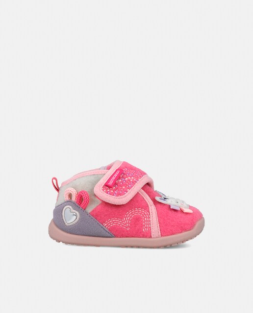 Imagen 0 de Zapatilla de casa de niña en tejido con vlecro