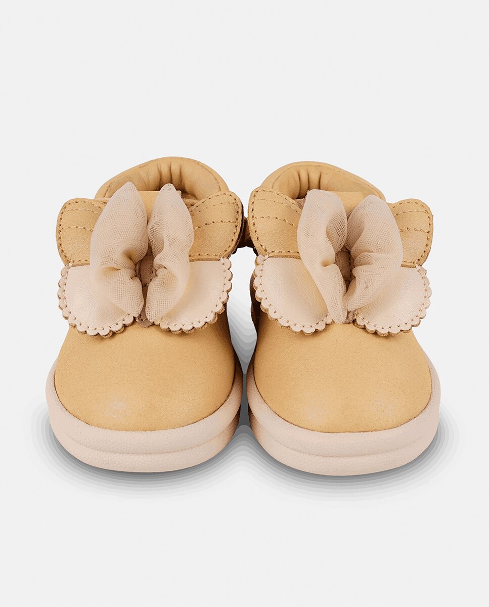 Zapato para niños pequeños con correa de velcro - Donsje - Beige Beige-2