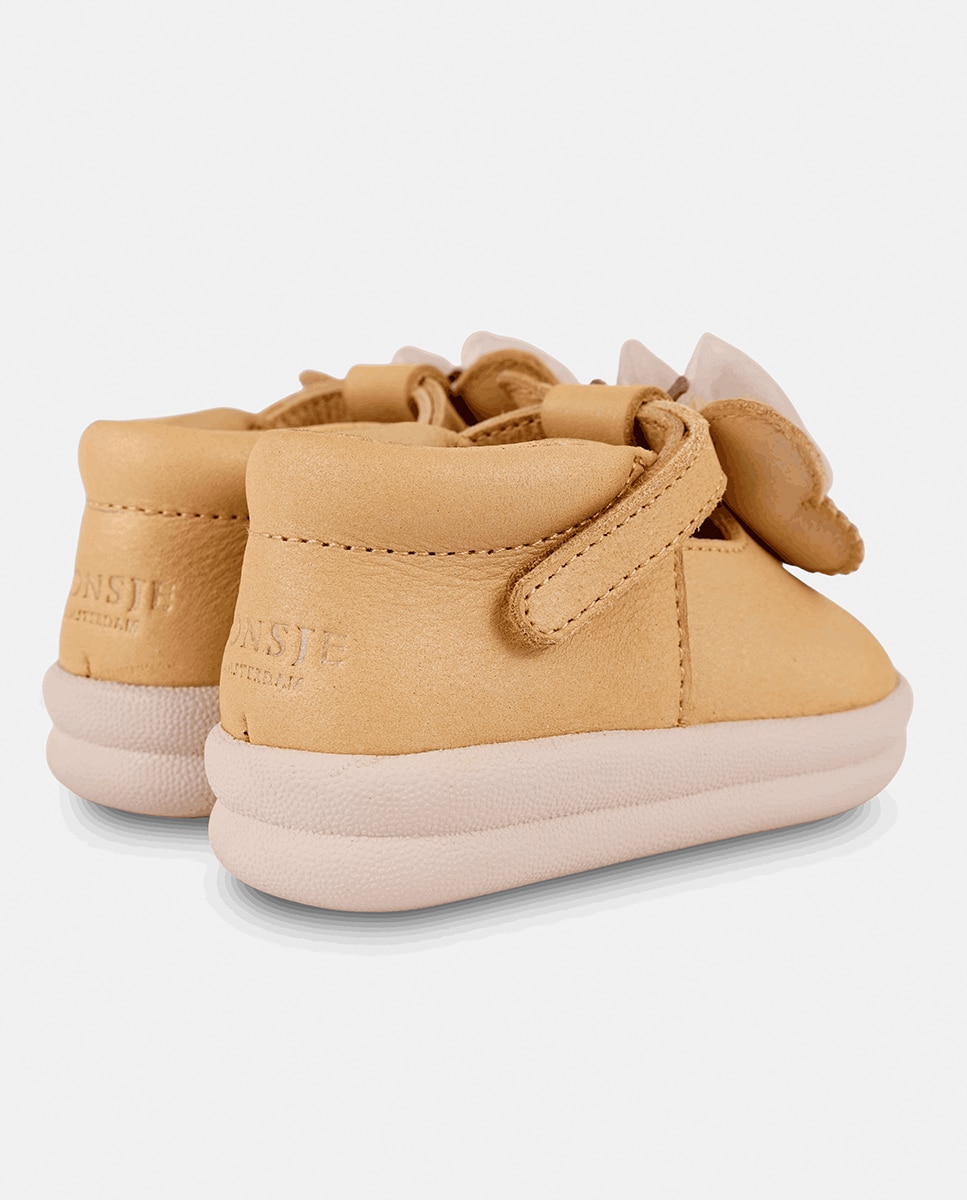 Zapato para niños pequeños con correa de velcro - Donsje - Beige Beige-3