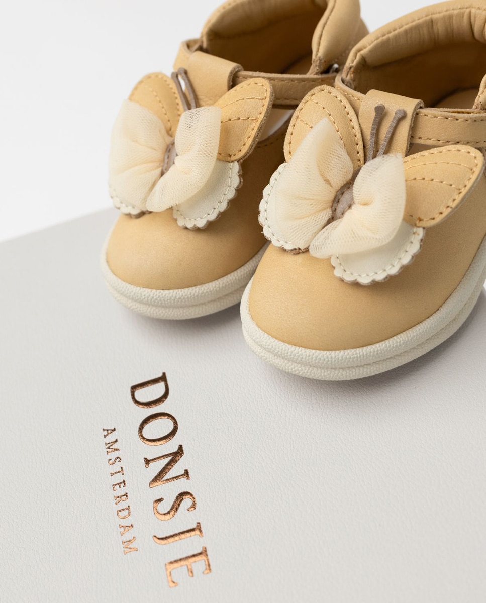 Zapato para niños pequeños con correa de velcro - Donsje - Beige Beige-7