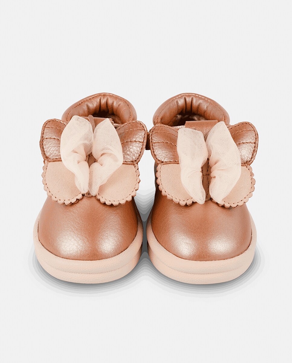 Sapatos para Crianças Pequenas com Correia de Velcro Rosa-claro-2