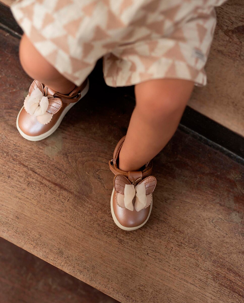 Sapatos para Crianças Pequenas com Correia de Velcro Donsje Rosa-claro-6