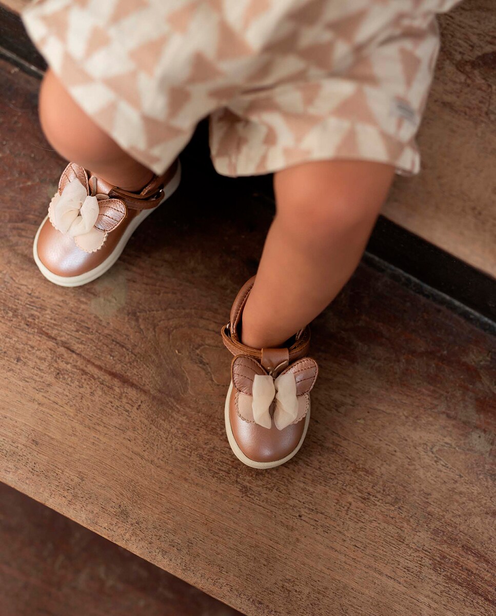 Sapatos para Crianças Pequenas com Correia de Velcro Rosa-claro-6