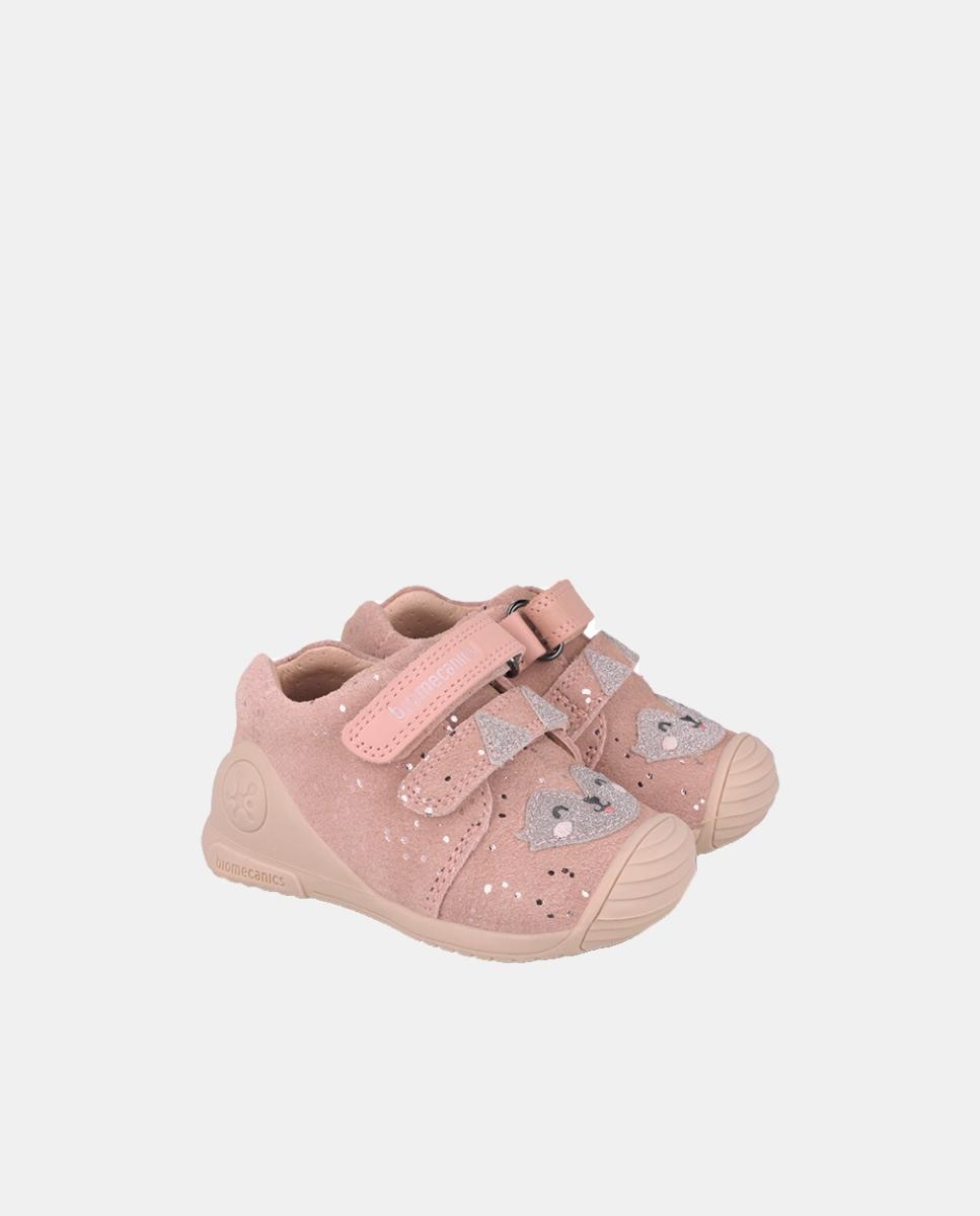 Botins para Primeiros Passos com Biqueira Reforçada Biomecanics Rosa-5