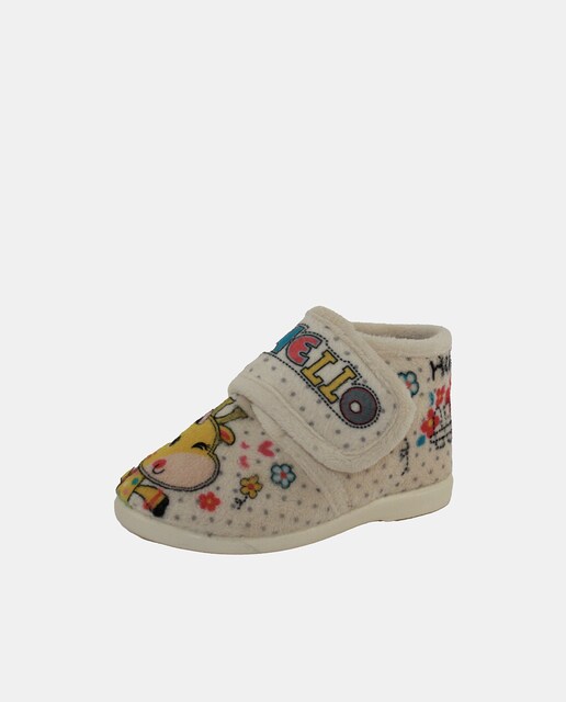 Imagen 0 de Zapatilla de casa  con sublimado jirafa