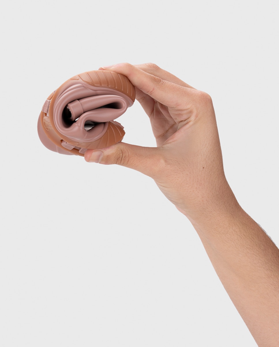 Zapatilla de estar por casa para niños y niñas con detalle de unicornio, de concepto barefoot medium. - Igor - Rosa claro Rosa claro-4