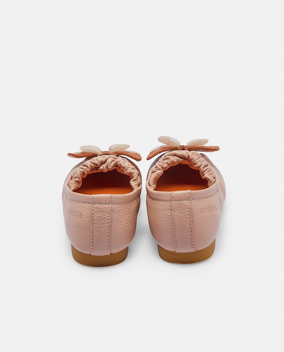 Sapatos Infantis com Correia Elástica Donsje Rosa-claro-3