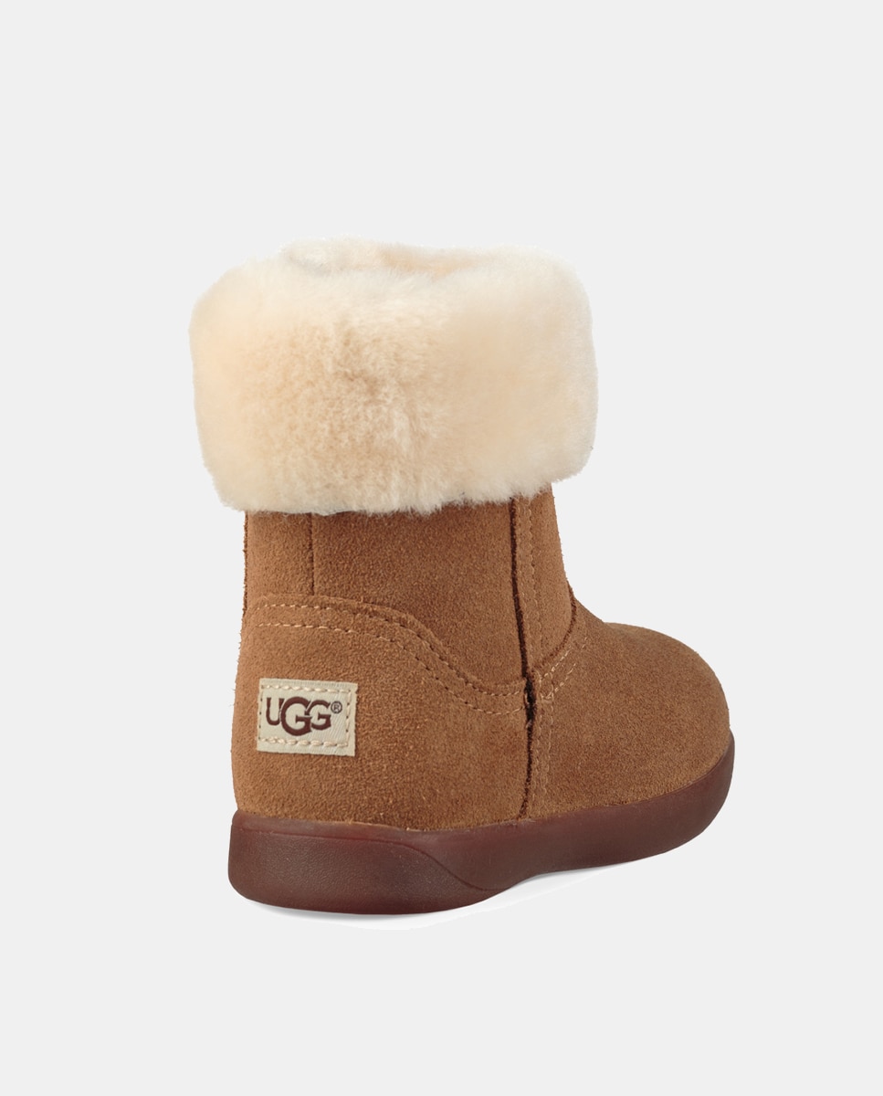 Botas Jorie II de Bebé com Fecho de Correr e Cano de Pelo UGG Castanho-2