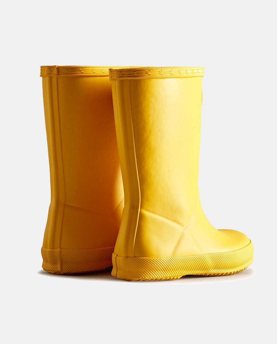 Galochas Original de Bebé com Acabamento Mate e Detalhe de Logótipo Amarelo-2