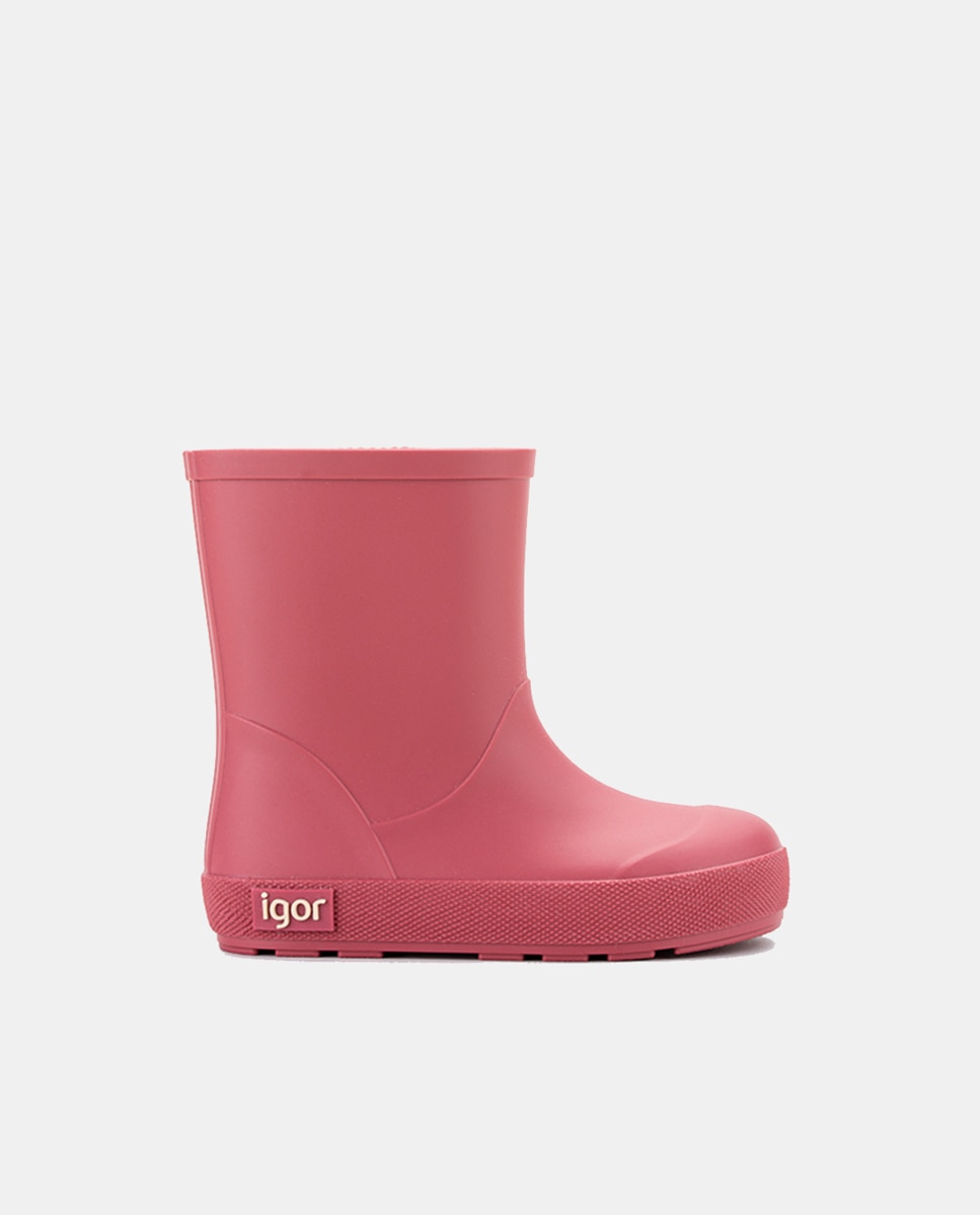 Botas de agua Yogi de bebés con acabado mate - Igor - Rosa Rosa-1