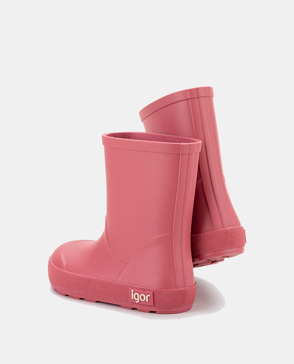 Botas de agua Yogi de bebés con acabado mate - Igor - Rosa Rosa-3