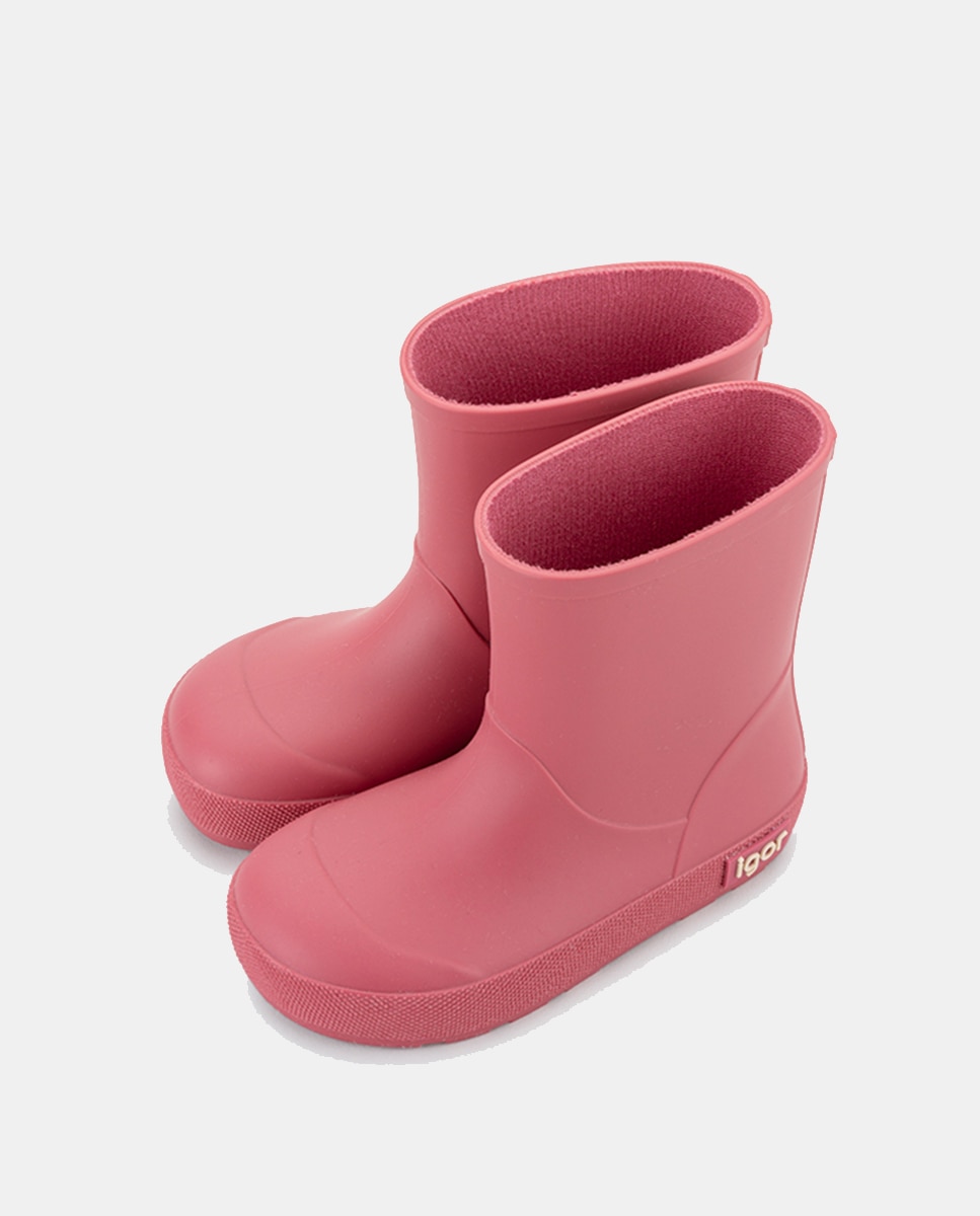 Botas de agua Yogi de bebés con acabado mate - Igor - Rosa Rosa-4