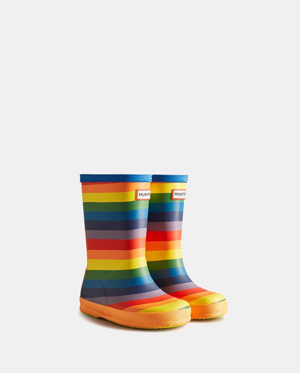 Botas Kids First Rainbow de Bebé Hunter Multicolor-4