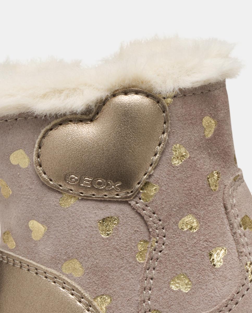 Botin transpirable informal y ligero para bebe niña - Geox - Natural Natural-2