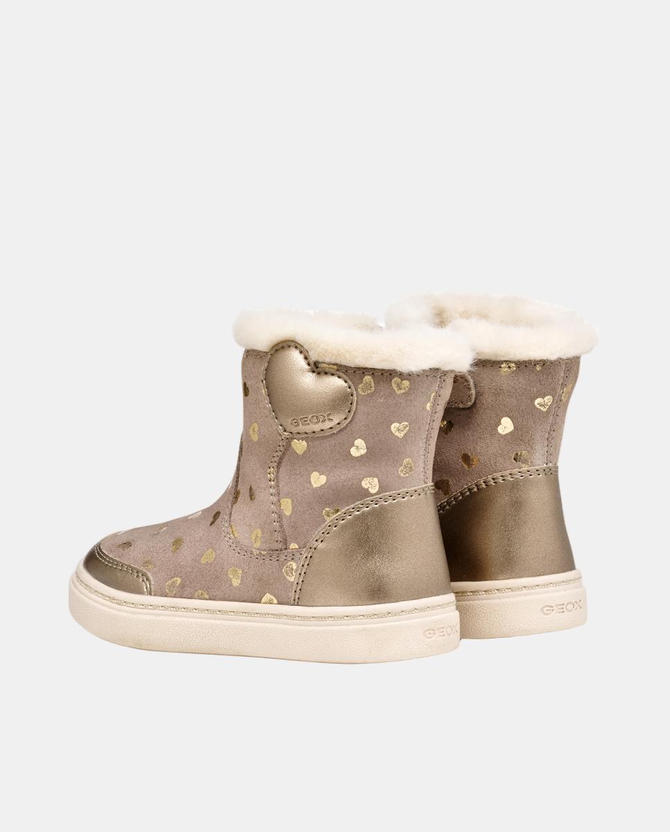 Botin transpirable informal y ligero para bebe niña - Geox - Natural Natural-5