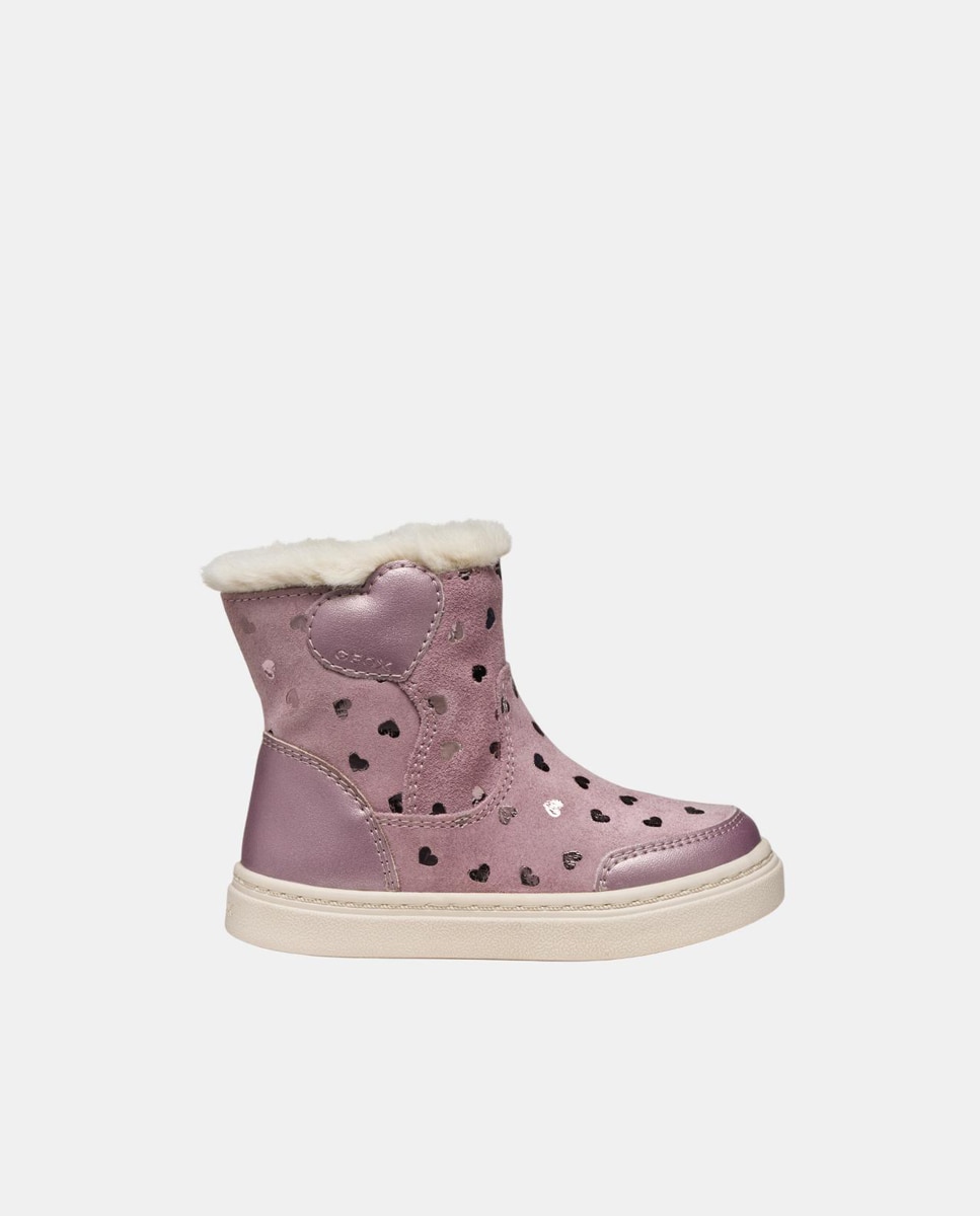 Botins Transpiráveis Informais e Ligeiros de Bebé Geox Rosa-1