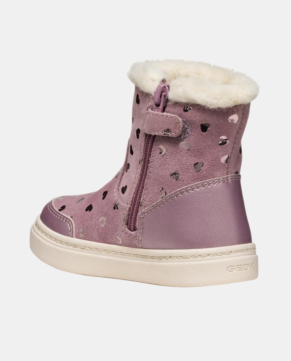 Botins Transpiráveis Informais e Ligeiros de Bebé Geox Rosa-6