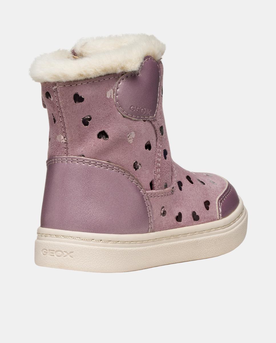 Botins Transpiráveis Informais e Ligeiros de Bebé Geox Rosa-7