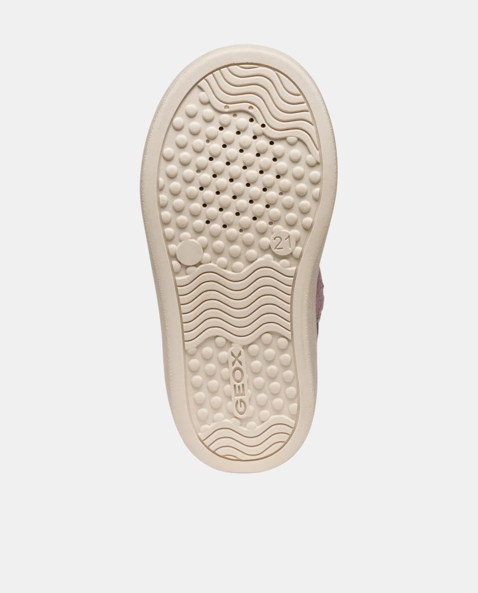 Botins Transpiráveis Informais e Ligeiros de Bebé Geox Rosa-9