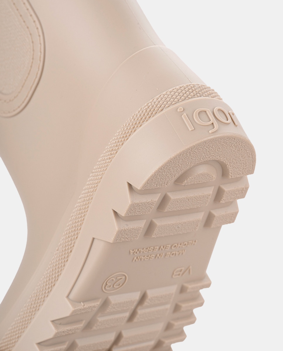 Galochas Monocolor de Acabamento Mate com Conceito Barefoot Igor Natural-2