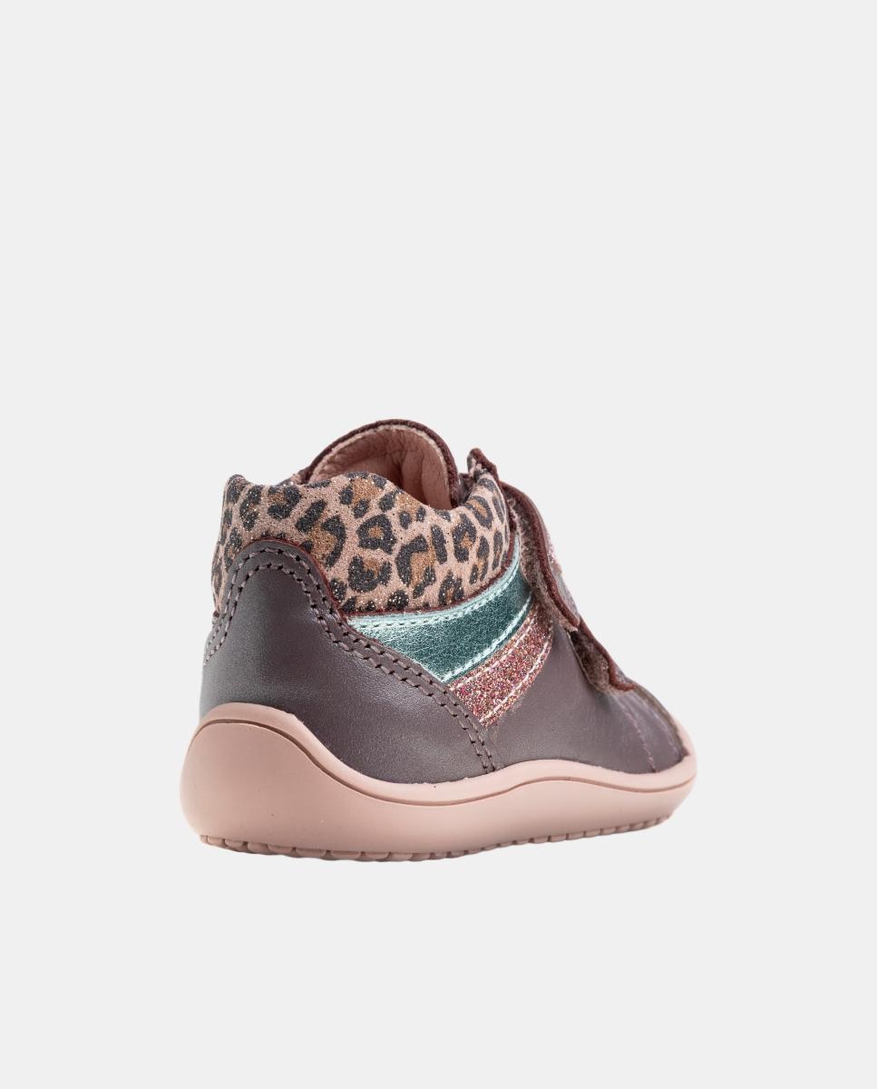 Sapatilhas Desportivas Barefoot de Bebé Roxos-3