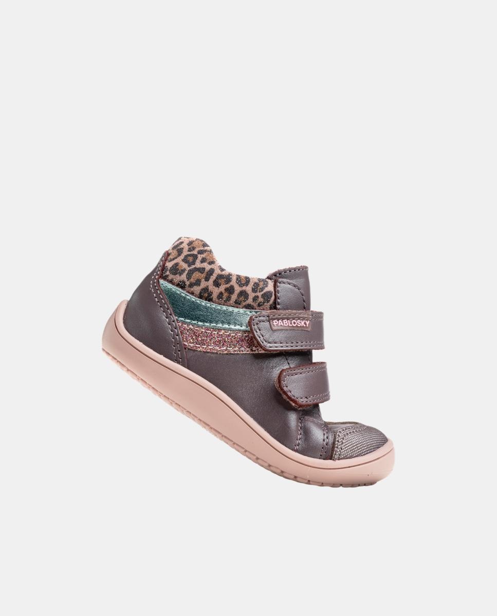 Sapatilhas Desportivas Barefoot de Bebé Roxos-5