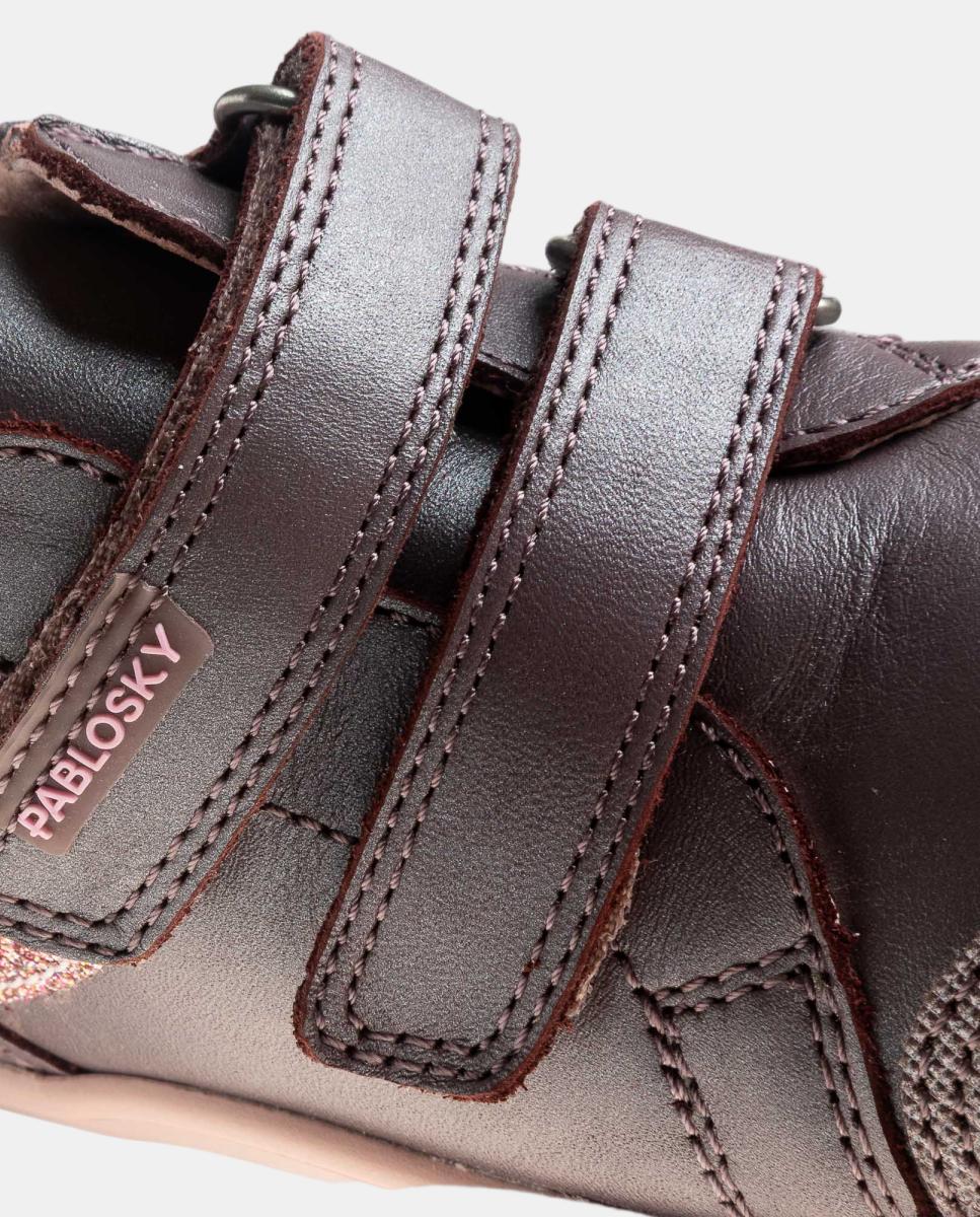 Sapatilhas Desportivas Barefoot de Bebé Roxos-7