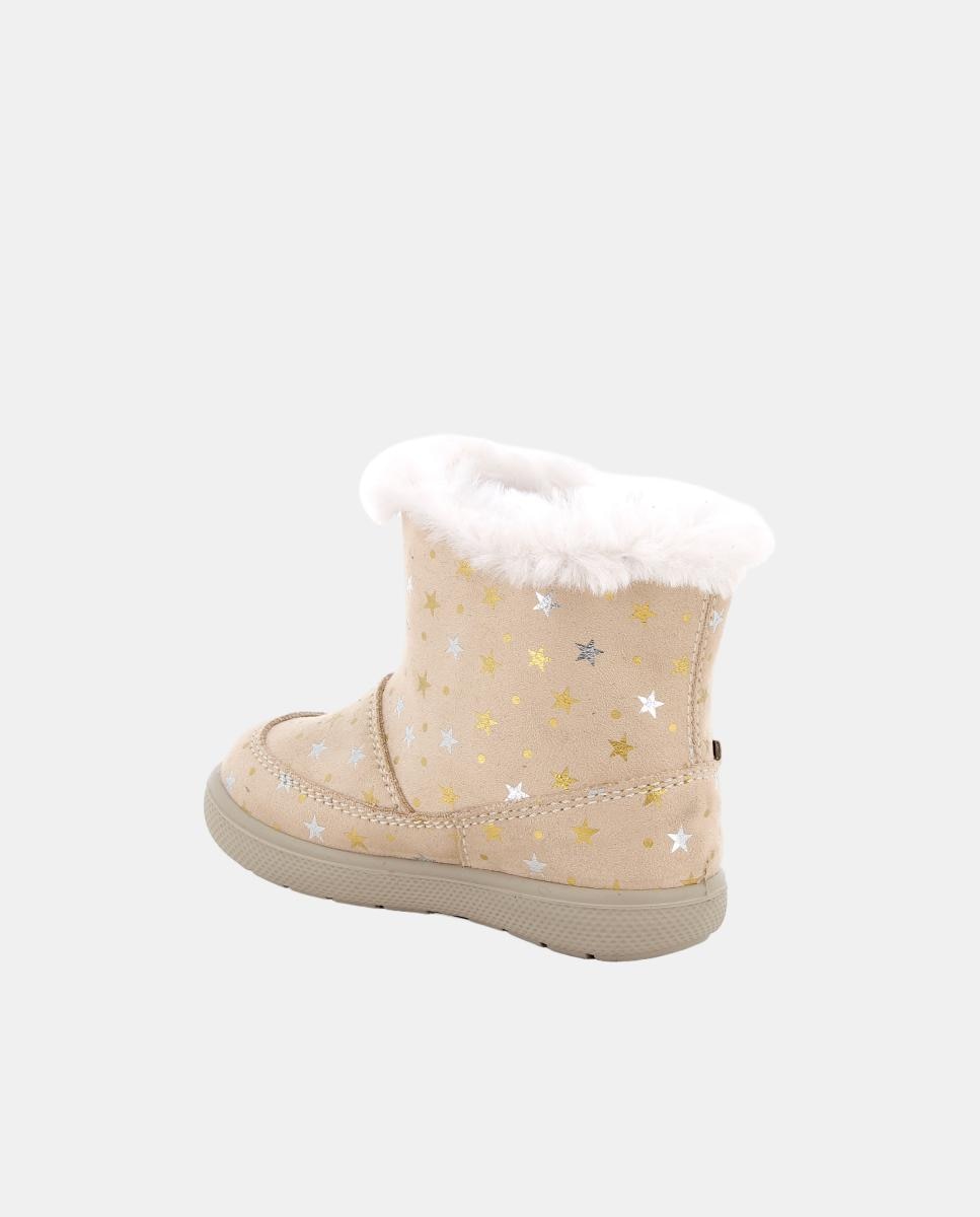 Botín de bebé niña, con cierre con cremallera lateral, forro Goretex - Primigi - Beige Beige-2