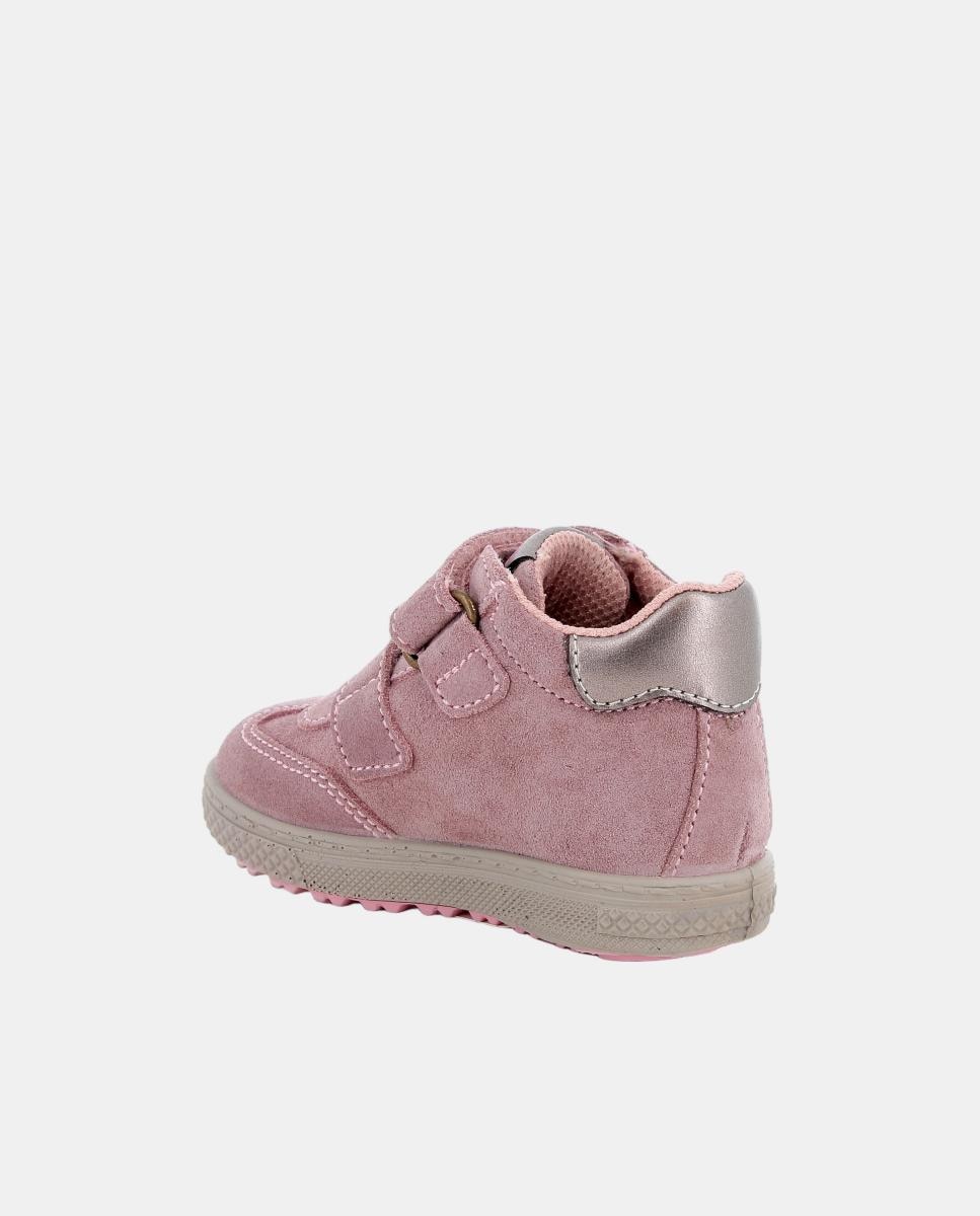 Zapatilla de bebé niña, con cierre con doble velcro, forro Goretex - Primigi - Rosa Rosa-2