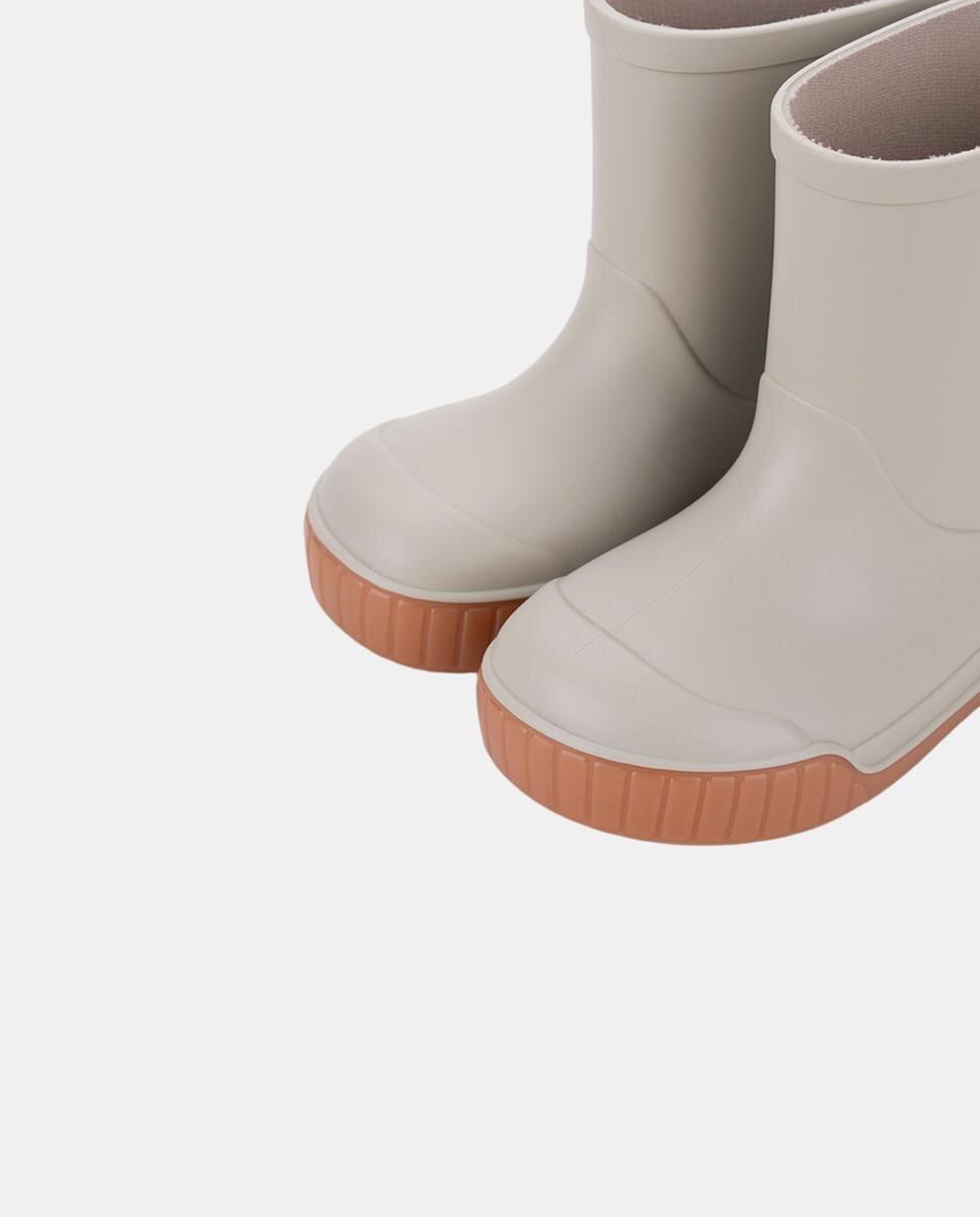 Bota de agua bicolor con el piso en color caramelo y acabado mate, diseñado en concepto barefoot medium. - Igor - Gris Piedra Gris Piedra-8