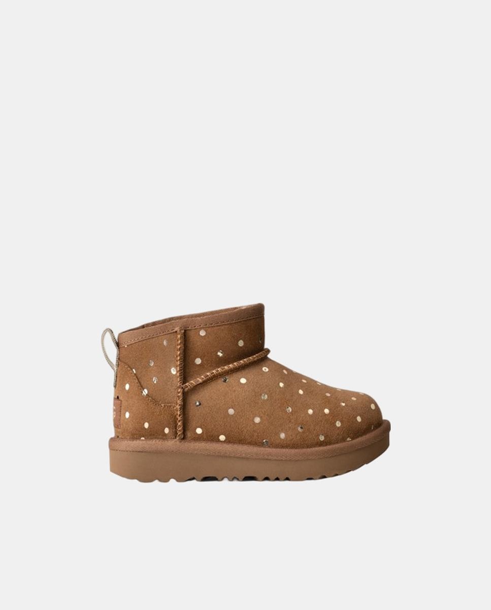 Imagen 0 de Botin pelo topos Classic Ultra mini Shiny Dots Cuero