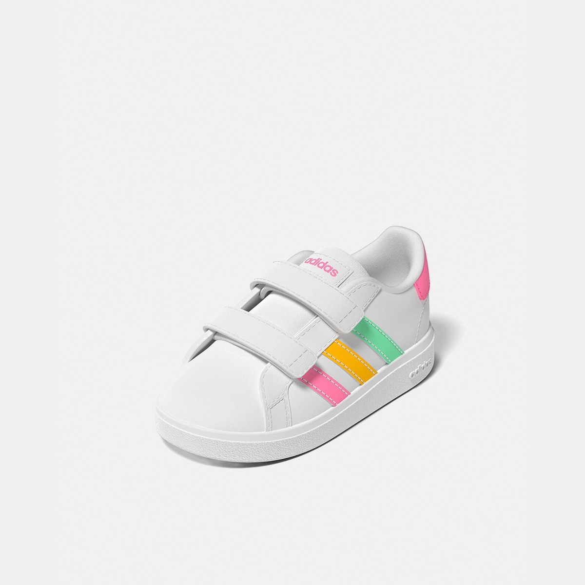 Sapatilhas Grand Court Lifestyle com Velcro adidas Branco-1