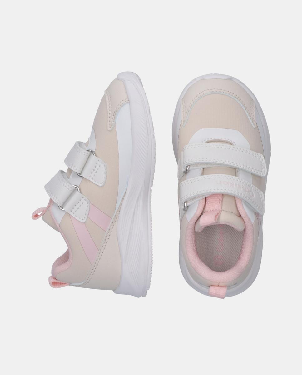 Sapatilhas Tipo Running Bege/Nude-4