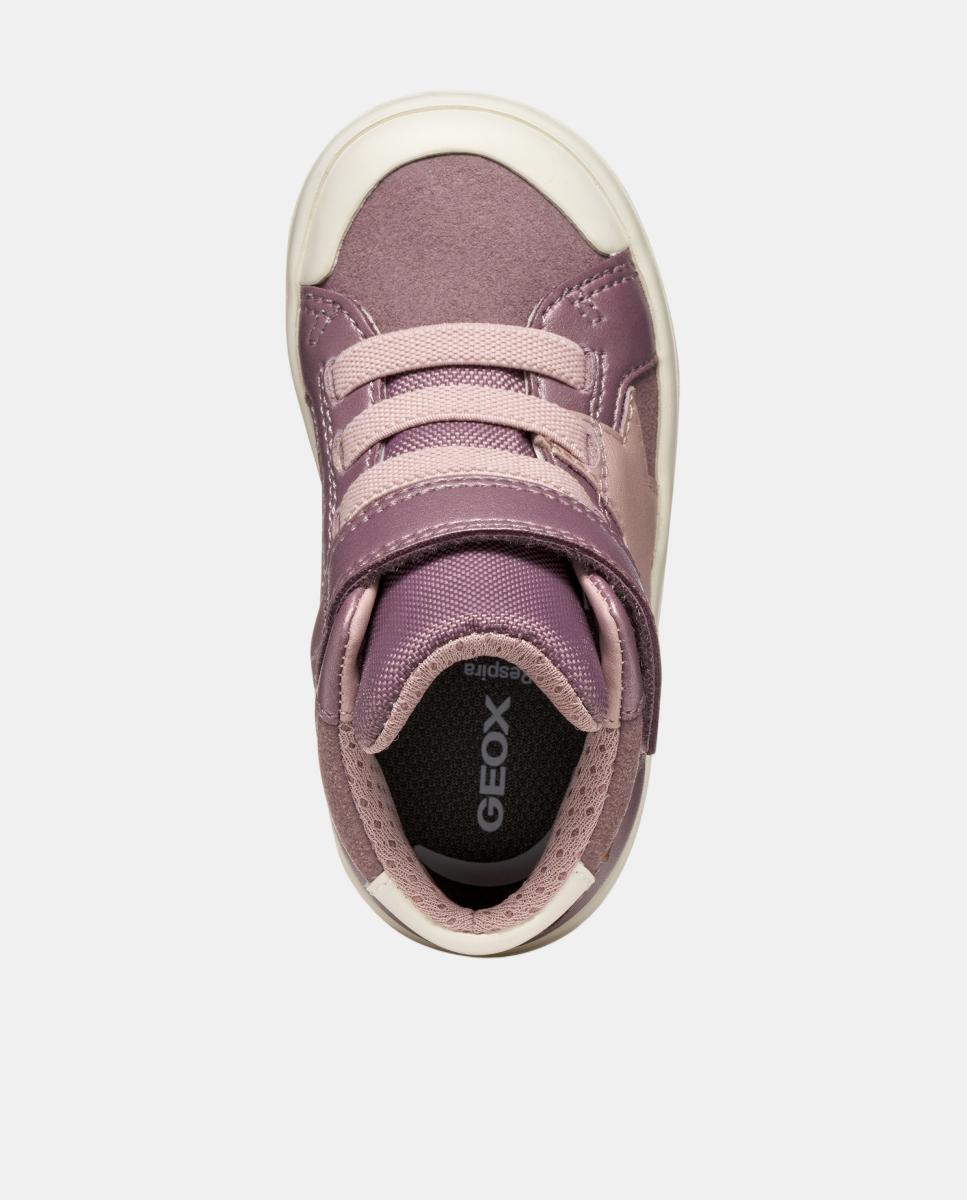 Sapatilhas Transpiráveis Mid Cut de Bebé Geox Rosa-9