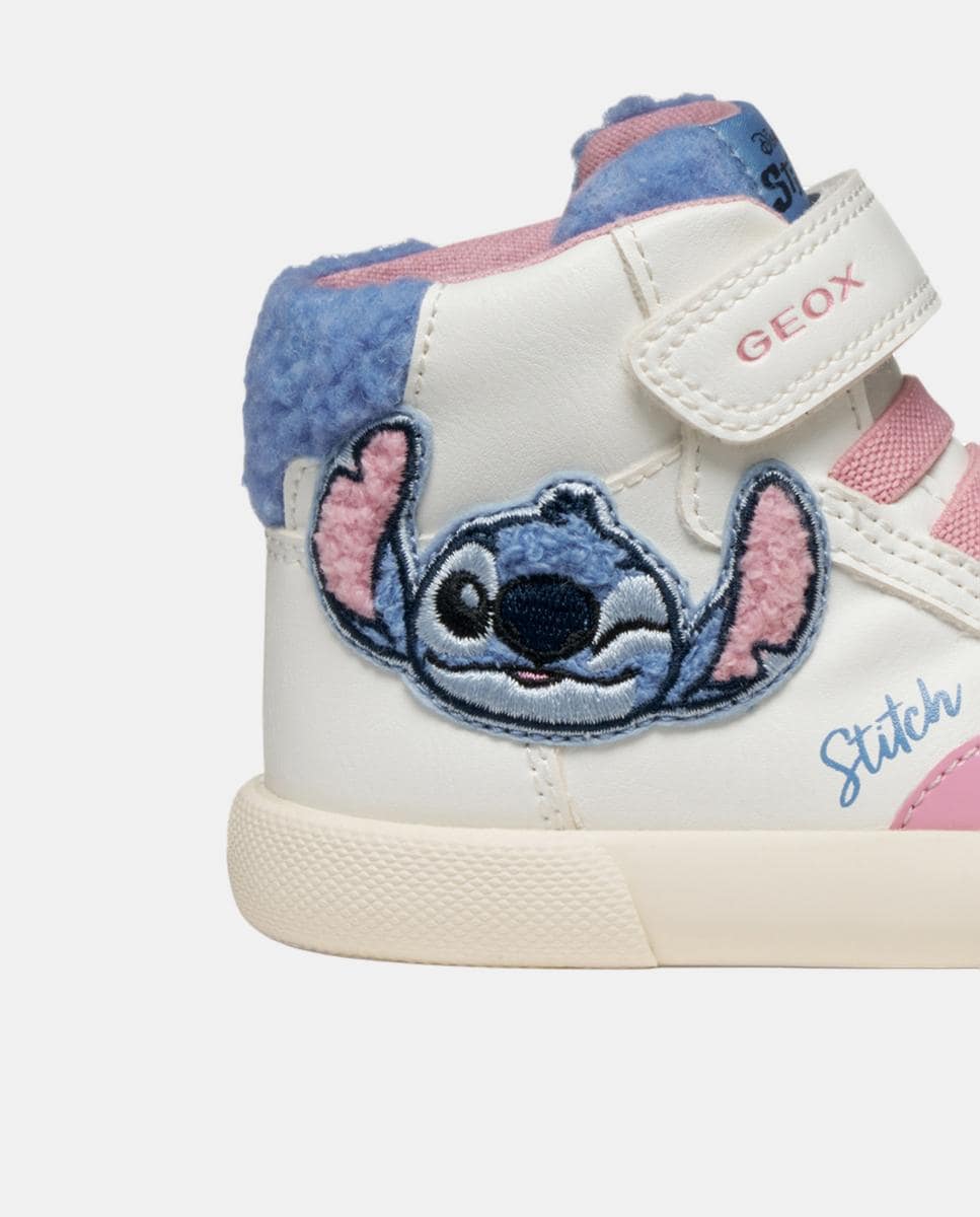 Sapatilhas Transpiráveis Mid Cut de Bebé Branco-2