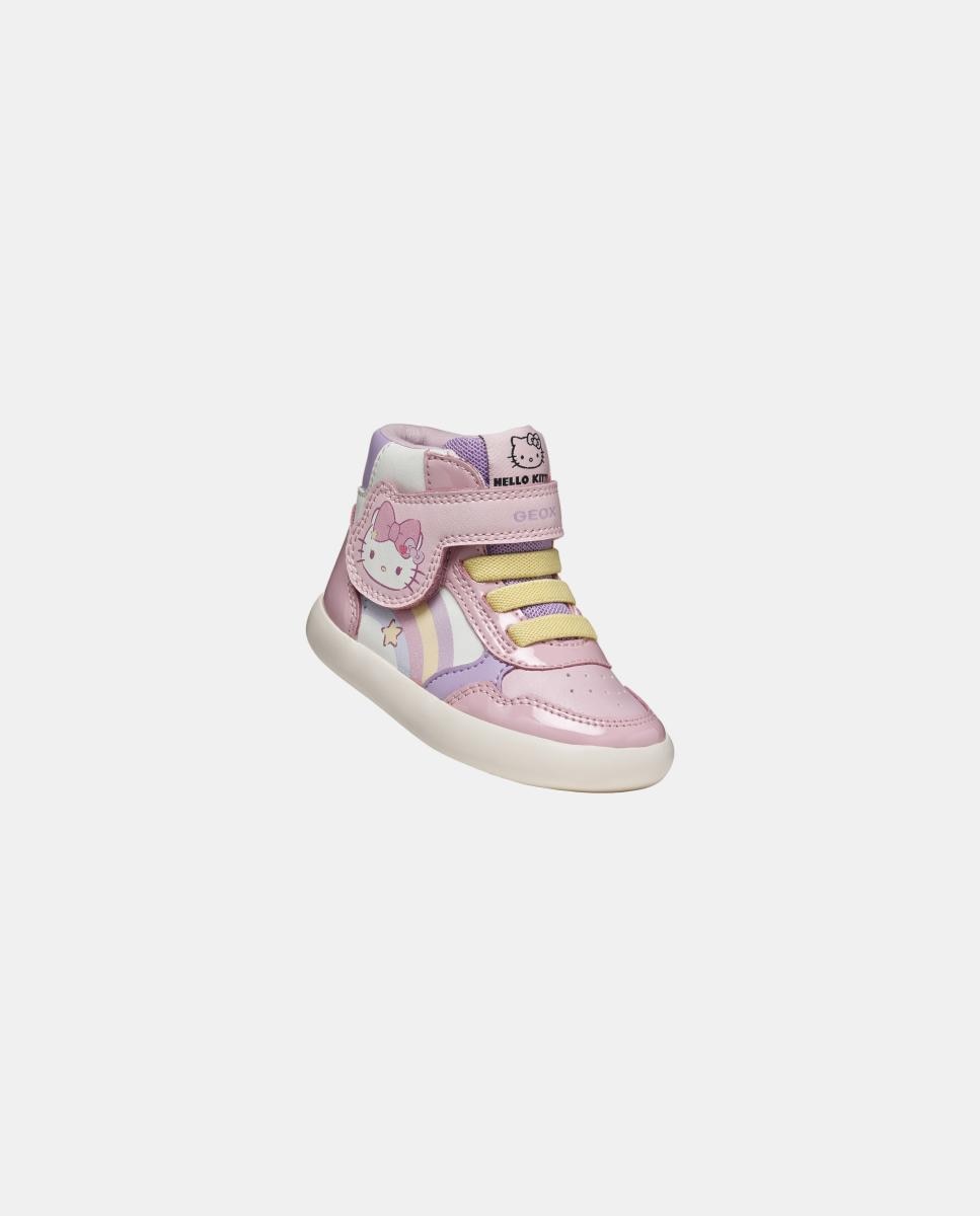 Botins desportivos da linha Hello Kitty Geox Multicolor-4