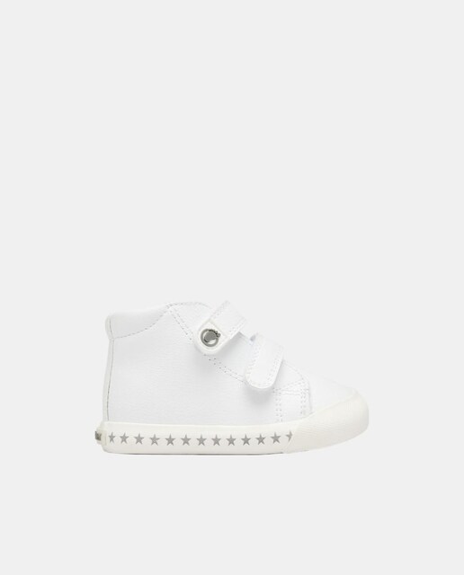 Zapatillas Barefoot  blanco bebé niña