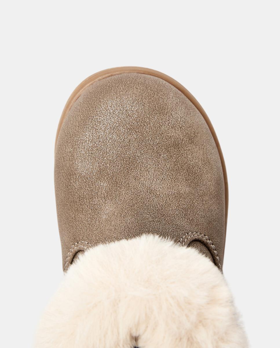 Bota Barefoot coração taupe Taupe-3