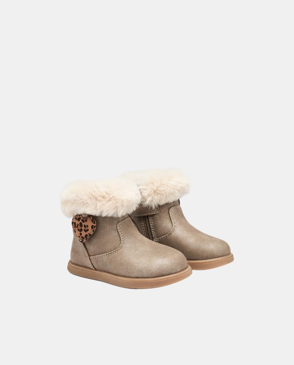 Bota Barefoot coração taupe Taupe-4