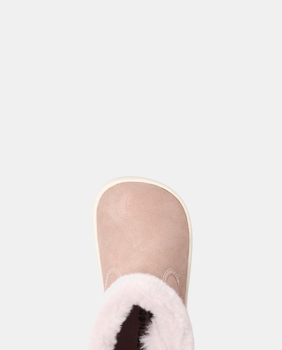 Bota Barefoot con pelo tan bebé niña - TECNOBABY BY CONGUITOS - Rosa pálido Rosa pálido-4