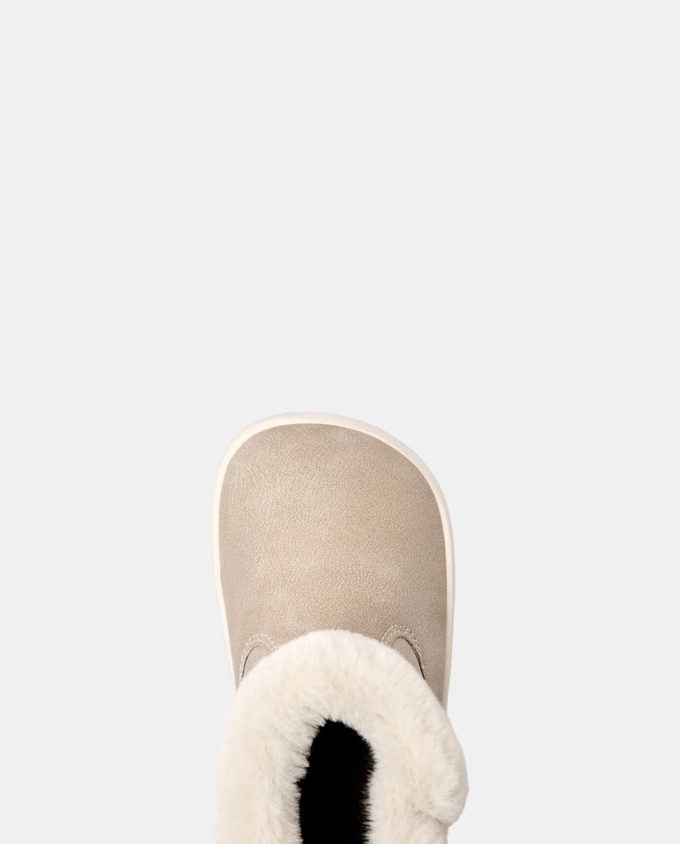 Bota Barefoot con pelo tan bebé niña - TECNOBABY BY CONGUITOS - Beige Beige-4