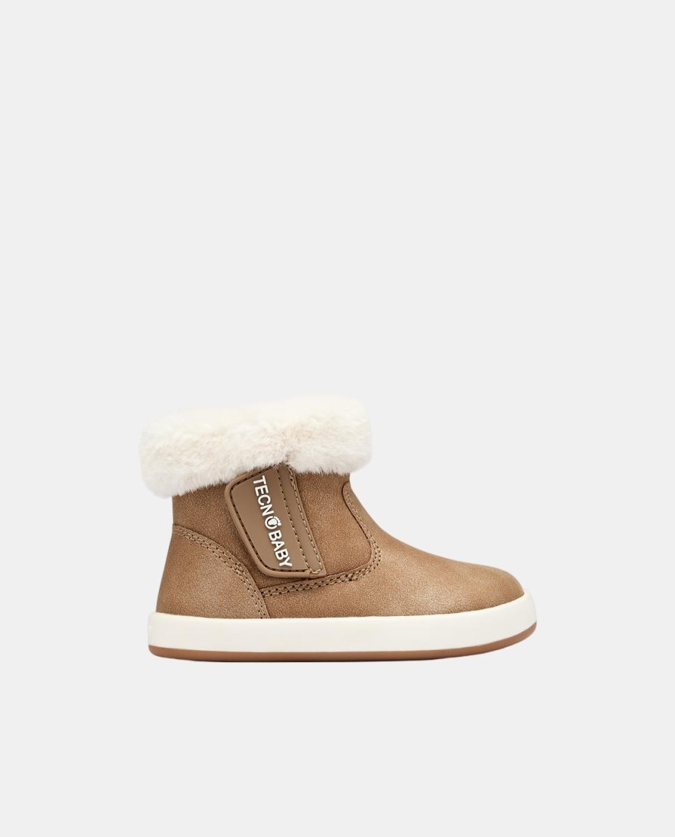 Imagem 0 de Bota Barefoot com pelo tan