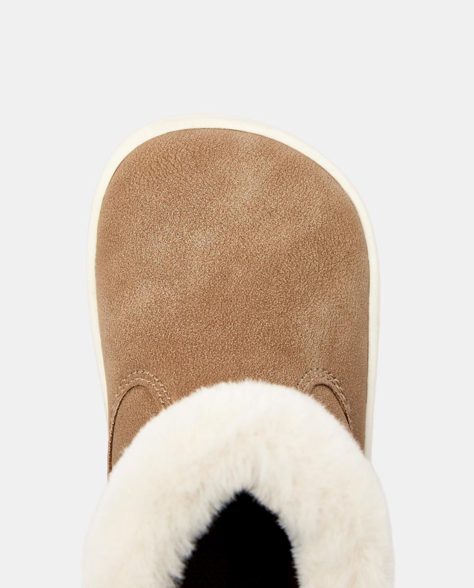 Bota Barefoot com pelo tan Couro-3
