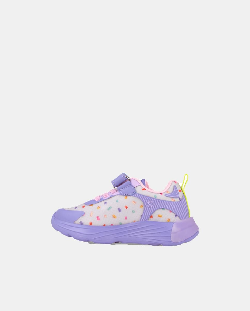 Sapatilhas Bluey com fecho de velcro e elásticos Roxo-2
