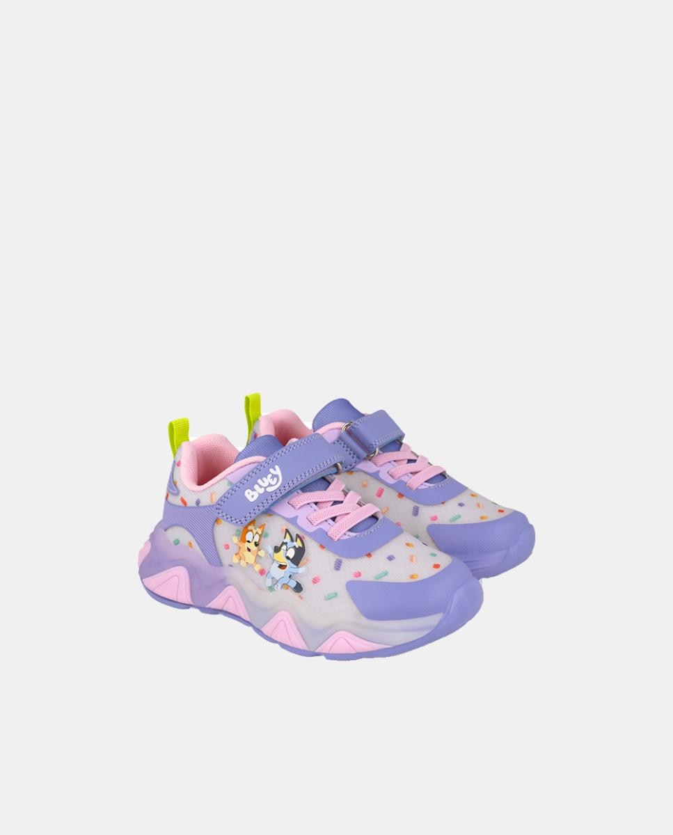 Sapatilhas Bluey com fecho de velcro e elásticos Roxo-6