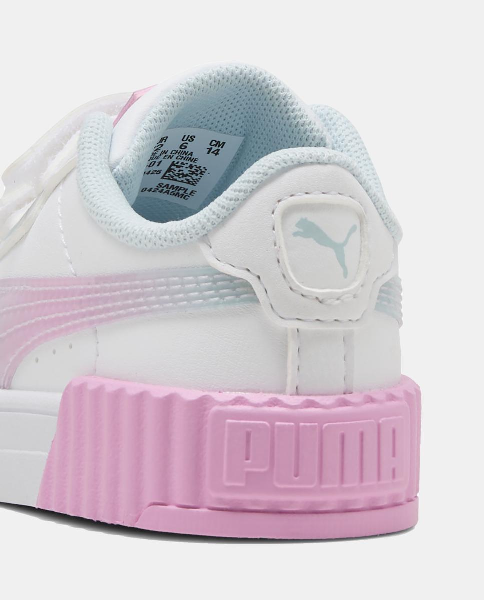 Imagen 2 de Zapatilla para niña puma carina 3.0 - Blanco Blanco