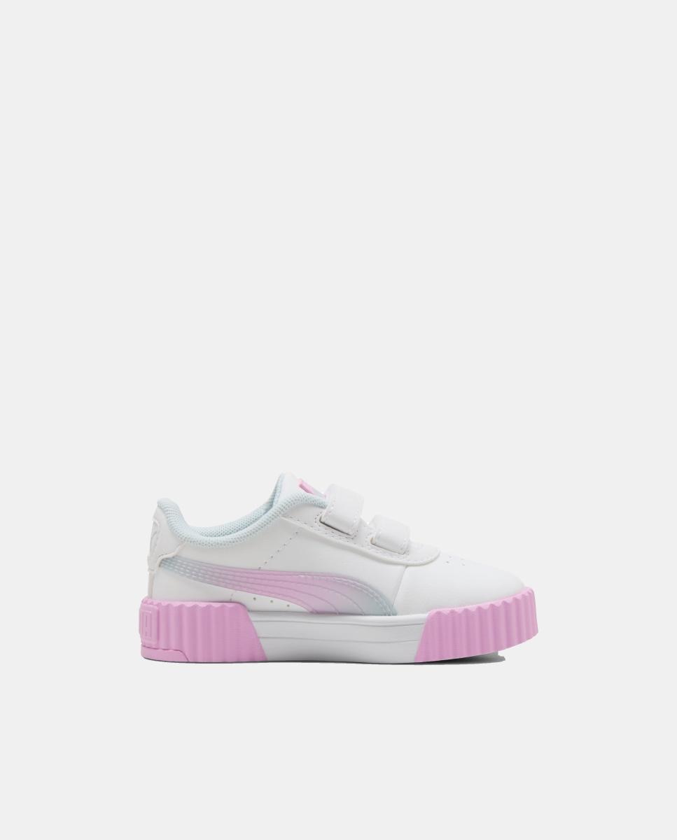 Imagen 3 de Zapatilla para niña puma carina 3.0 - Blanco Blanco