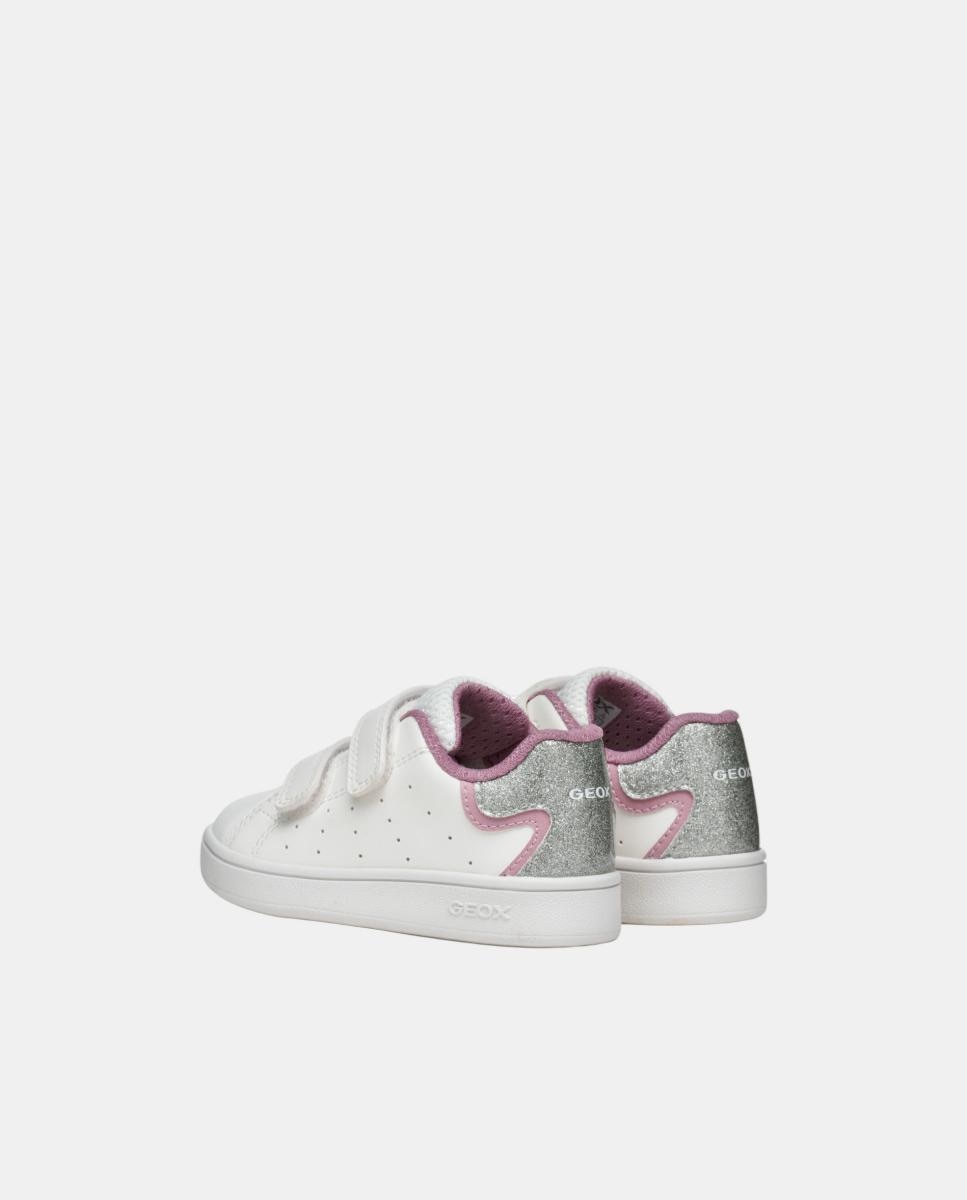 Sapatilhas Low-Cut de Look Feminino Geox Branco-4