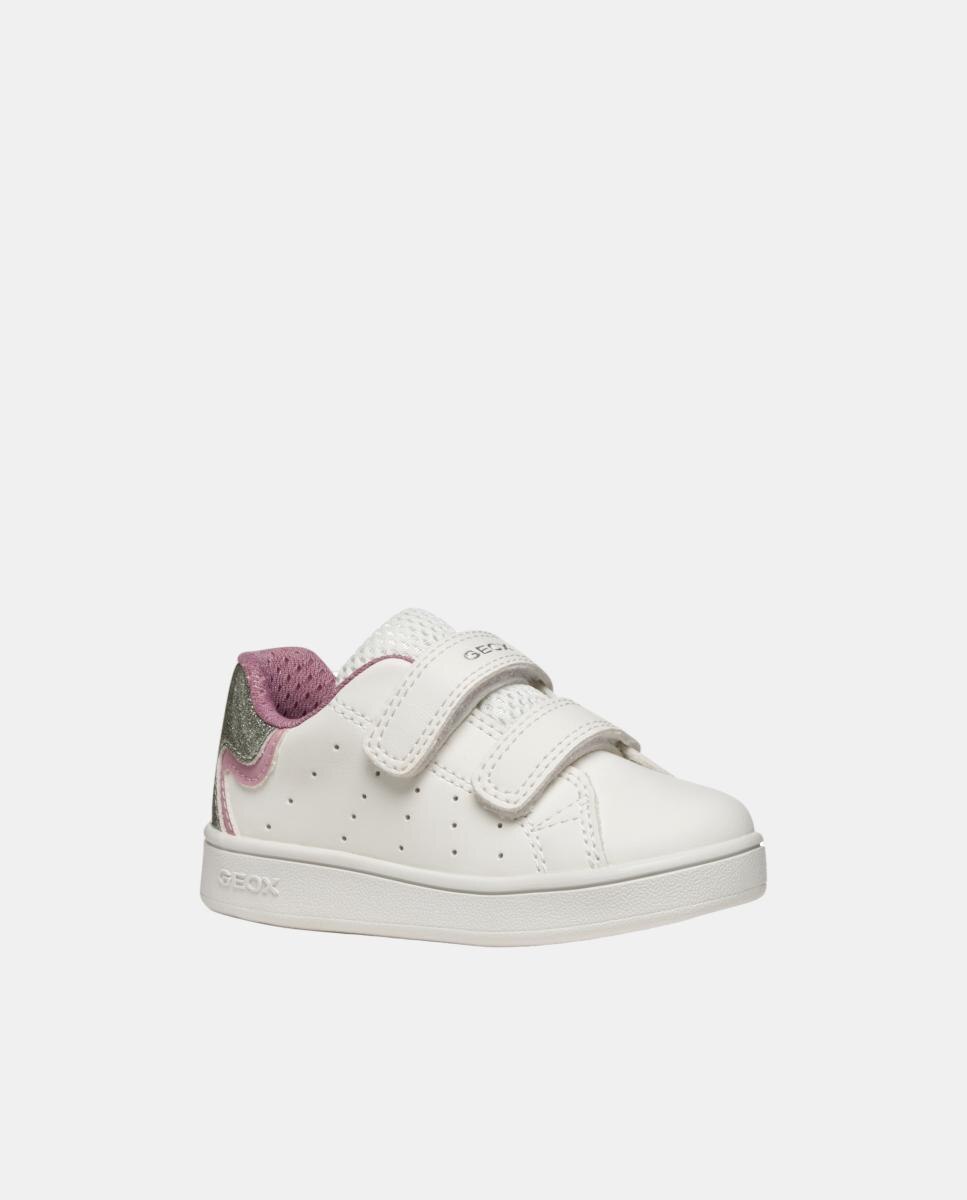 Sapatilhas Low-Cut de Look Feminino Geox Branco-5