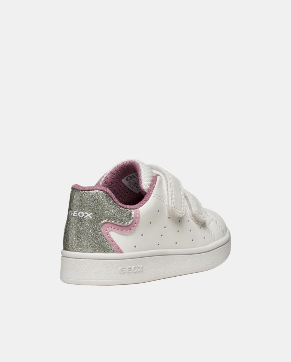 Sapatilhas Low-Cut de Look Feminino Geox Branco-7